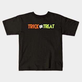 Trick or Treat Typography Kids T-Shirt